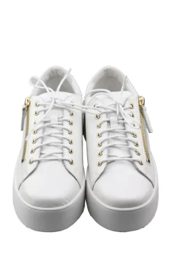 Wolfie Sneaker By Django & Juliette In White / Gold