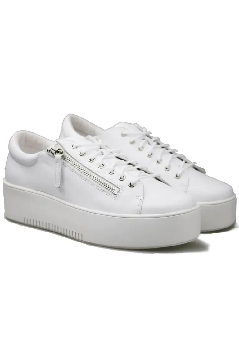 Wolfie Sneaker By Django & Juliette In White / Silver
