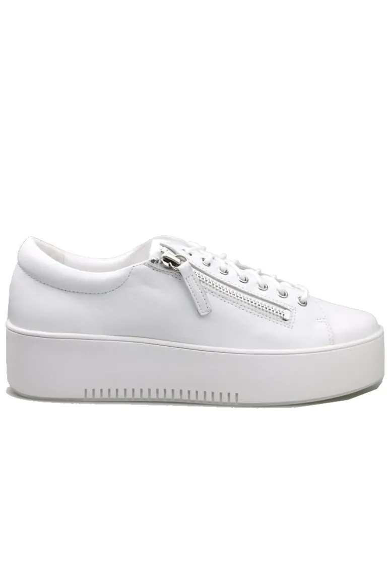 Wolfie Sneaker By Django & Juliette In White / Silver