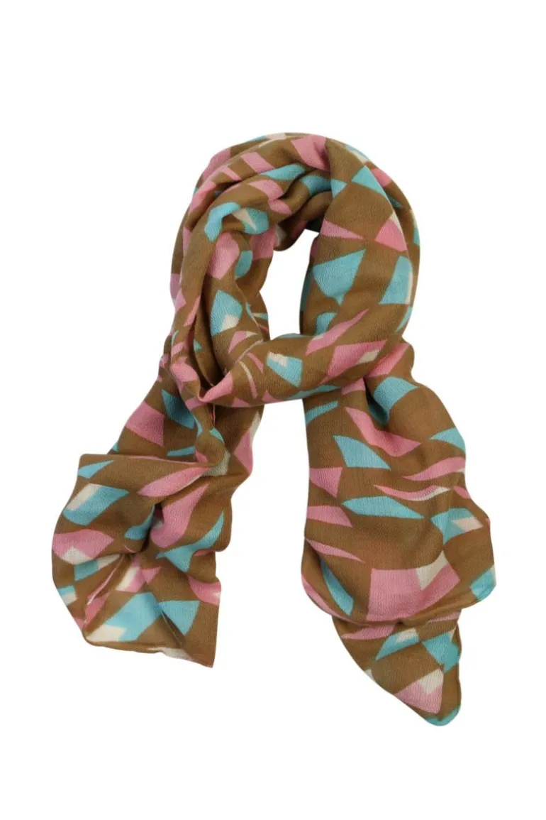 Wool Scarf In Camel By Erfurt