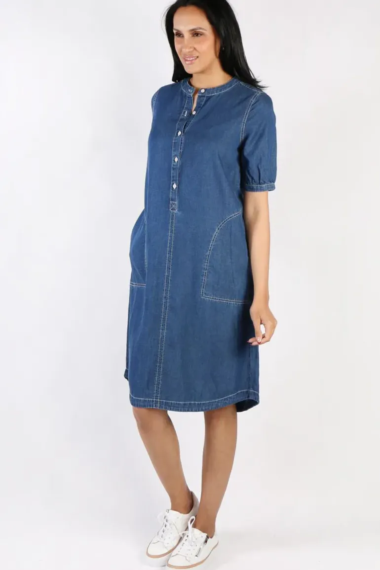 Yarra Trail Maya Dress In Denim