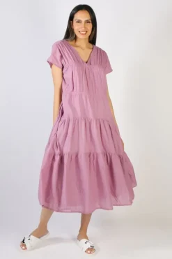 Yarra Trail Wisteria Teired Dress