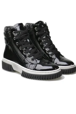 Yipee Sneaker Boot By Django & Juliette In Patent Black