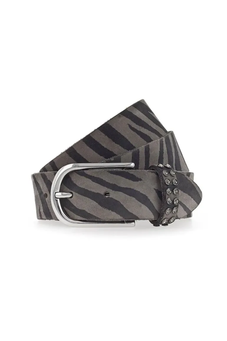 Zebra Print Belt By B.Belt